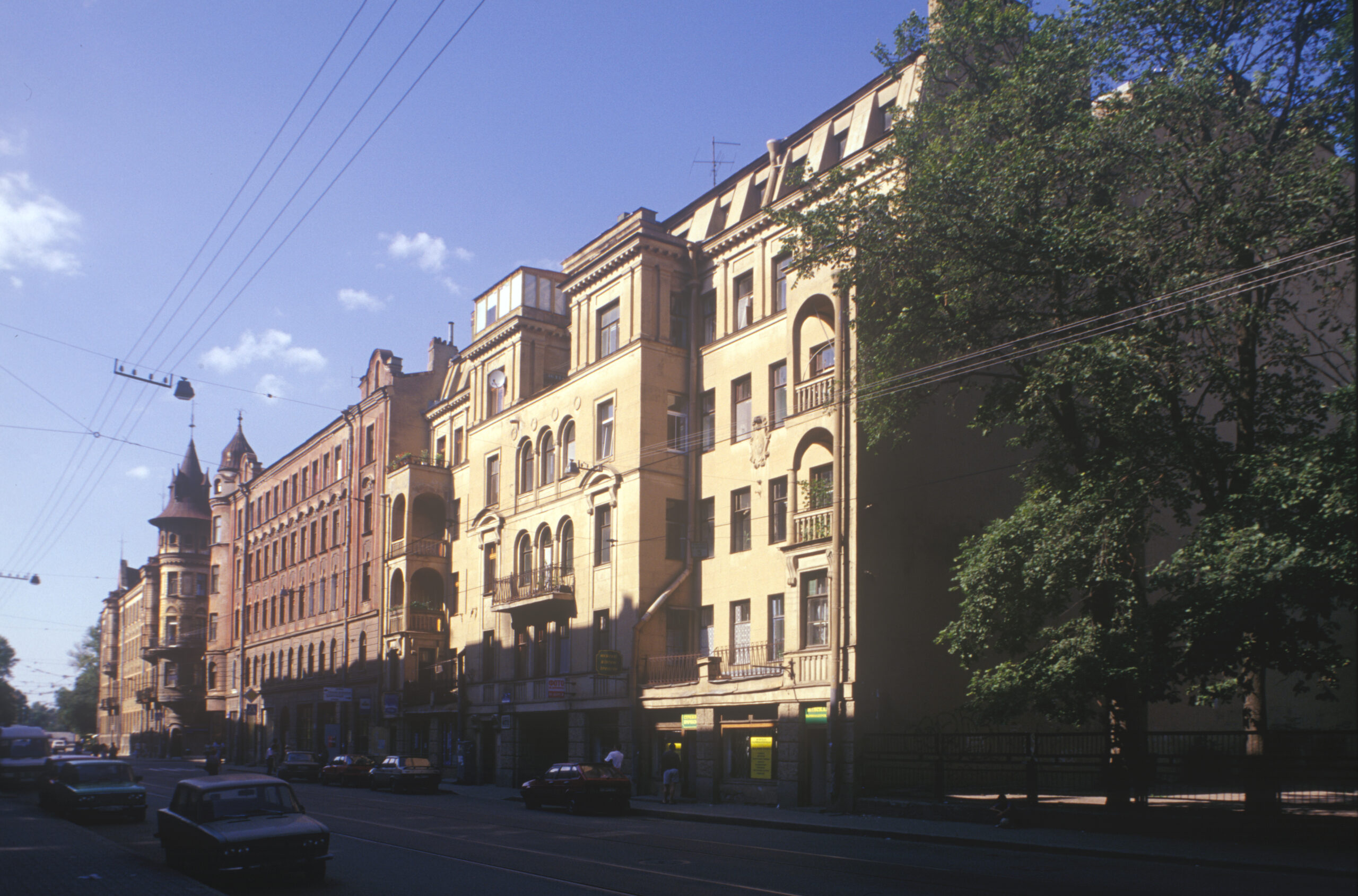 apartment buildings